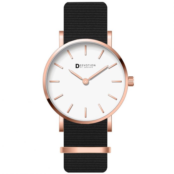 NATO - Svart - Roséguld - Klockarmband - Bild 3