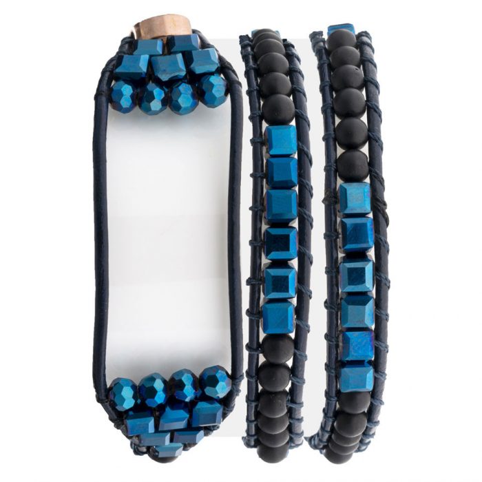 Triple Wrap - Navy - Klockarmband