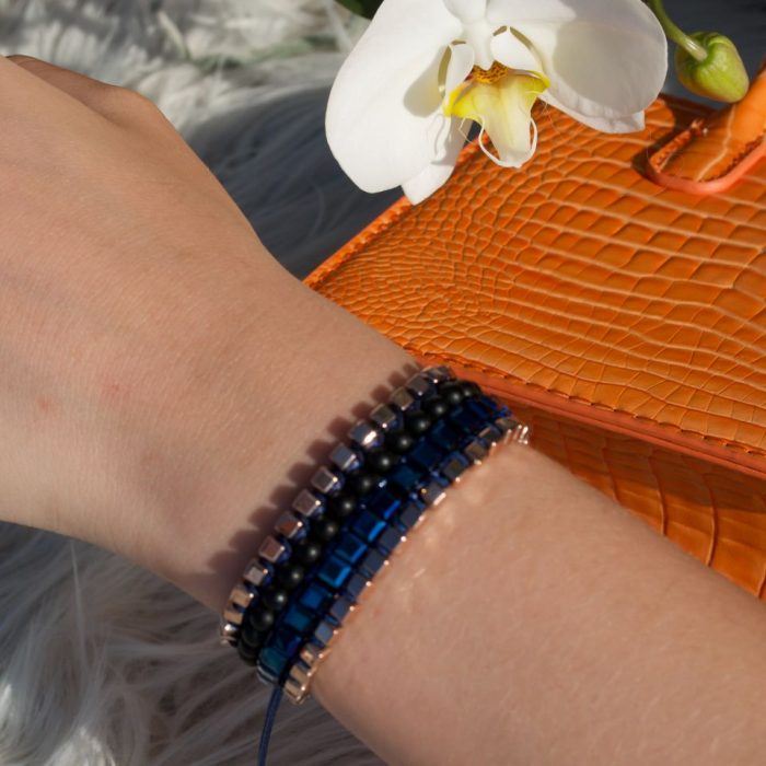 Bold - Navy - Roséguld - Armband - Bild 3