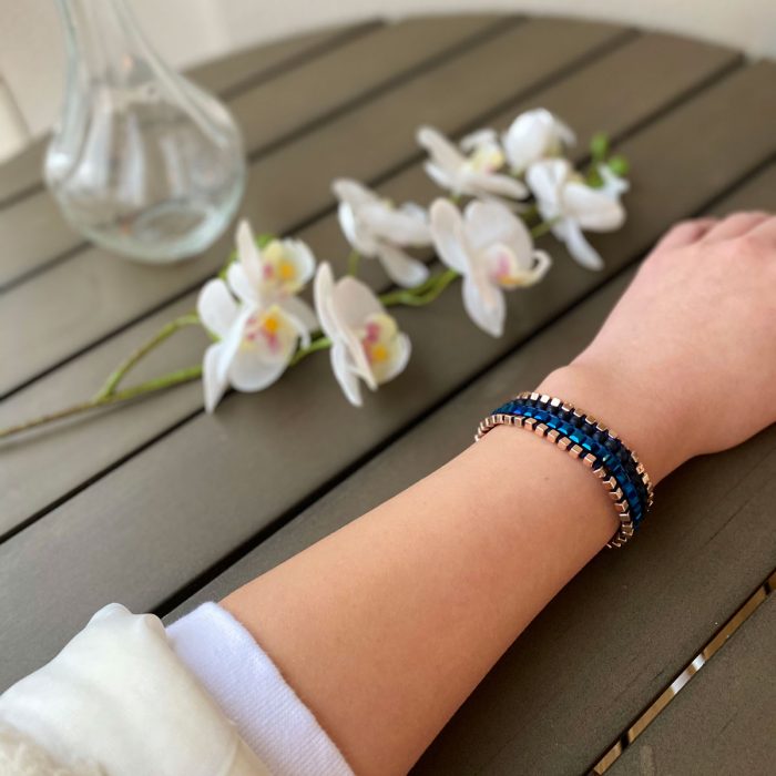 Bold - Navy - Roséguld - Armband - Bild 2